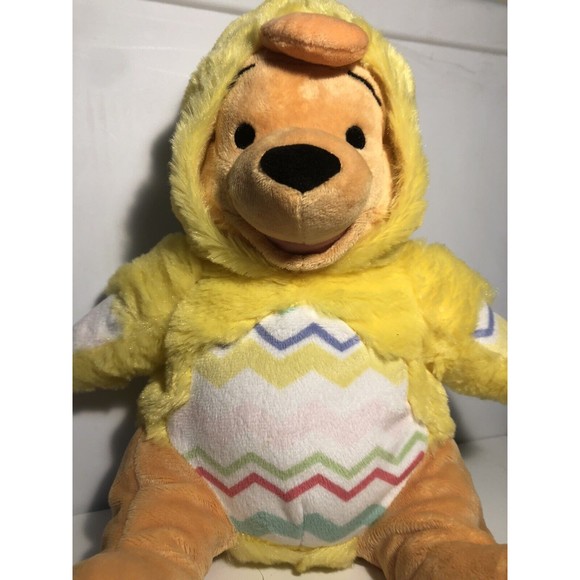 Disney Store EASTER WINNIE THE POOH BEAR AS DUCK 12" Plush STUFFED ANIMAL Toy - Picture 3 of 6